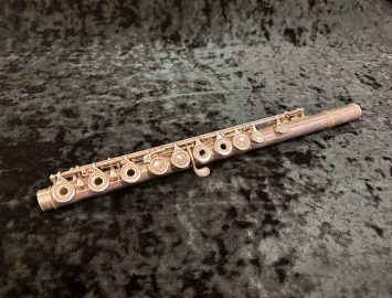 Photo Artley Model 80 C Foot Flute with Open Key Holes, Serial #65680